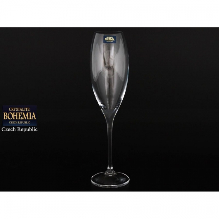 Набор фужеров для шампанского Crystalite Bohemia Cecilia 290мл 6шт