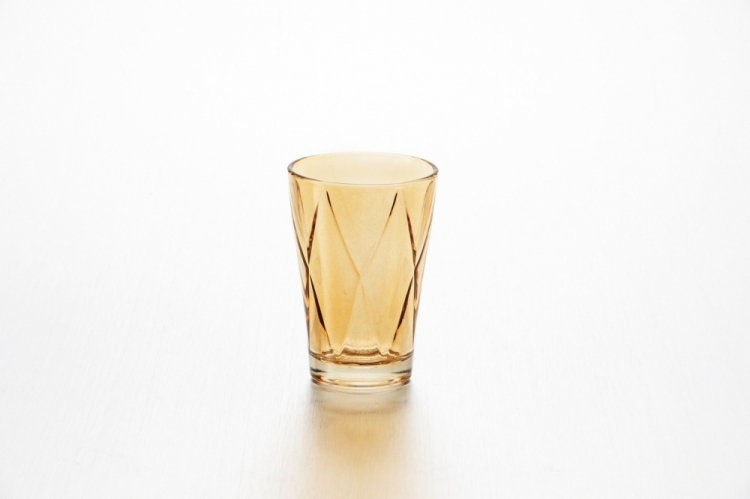 Набор стаканов Soga Glass Джой клетка 360мл 4шт (янтарь)