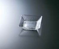 Тарелка Soga Glass Кирара квадратная малая