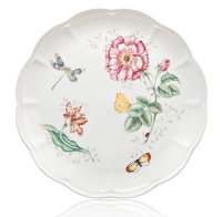 Тарелка обеденная (столовая) Lenox Бабочки на лугу Стрекоза 27,5см