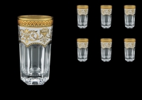 Набор стаканов Astra Gold Провенза Империя 370мл 6 шт (белый)