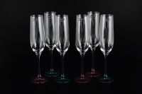Набор фужеров для шампанского Crystalex 40729/4704 6шт