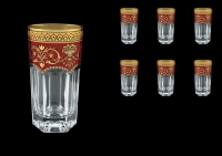 Набор стаканов Astra Gold Провенза Империя 370мл 6шт (красный)