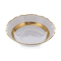 Набор салатников Bavarian Porcelain Лента золотая матовая 1 19см 6шт