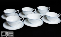 Набор чайных пар Rulanda Утренний на 6 персон (12 предметов)