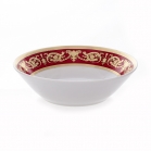 Набор салатников Bavarian Porcelain Александрия Красная/зол 16 см 6шт