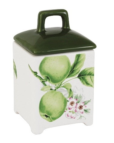 Банка для сыпучих продуктов малая Imari Зеленые яблоки 13см