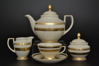 Чайный сервиз Falkenporzellan Crem Gold 9321 на 6 персон (17 предметов)