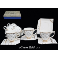 Набор чайных пар Lenardi Императорский на 6 персон (12 предметов)