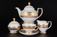 Чайный сервиз Falkenporzellan Diadem Violet Creme Gold на 6 персон (17 предметов)