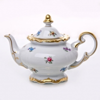 Чайник Weimar Porzellan заварочный Мейсенский цветок 0,6л