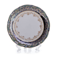 Набор тарелок Bavarian Porcelain Лист зеленый 19см 6шт