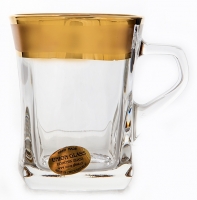 Набор для чая Union Glass Золотая дорожка 280мл 6шт