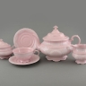 Чайный сервиз Leander Соната 3001 на 6 персон (15 предметов) розовый