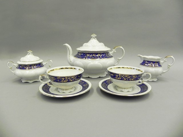 Чайный сервиз Leander - Соната, декор 1024 на 6 персон (15 предметов) 31899